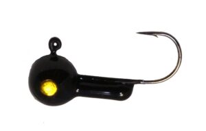 Rockport Rattler Panfish Jigs 1/16oz / #2 / Black/Gold Eye