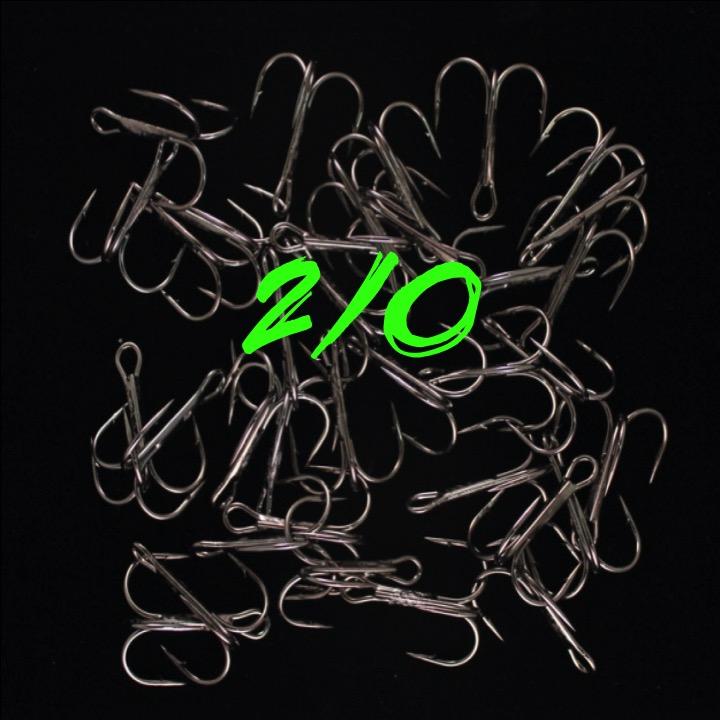 Chaos Tackle Black Trident Treble Hooks