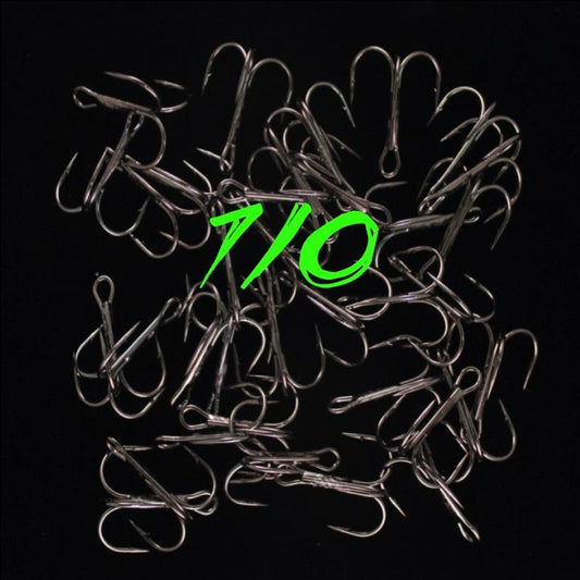 Chaos Tackle Black Trident Treble Hooks