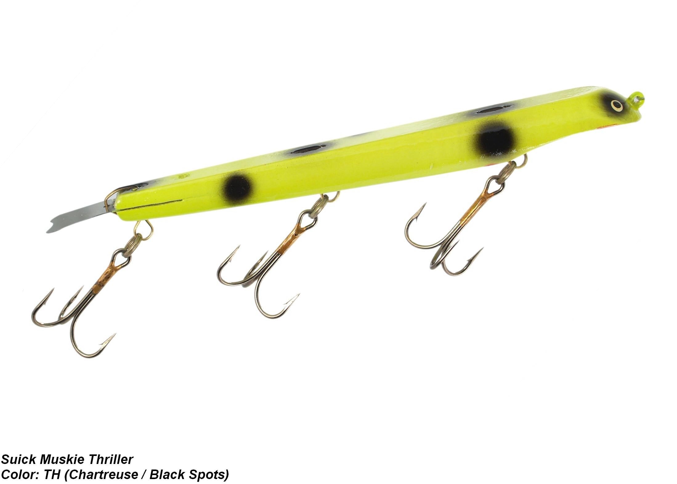 Suick 9 Weighted Thriller Chartreuse Black Spots