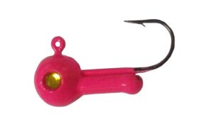 Rockport Rattler Panfish Jigs 1/16oz / #2 / Limetreuse/Red Eye