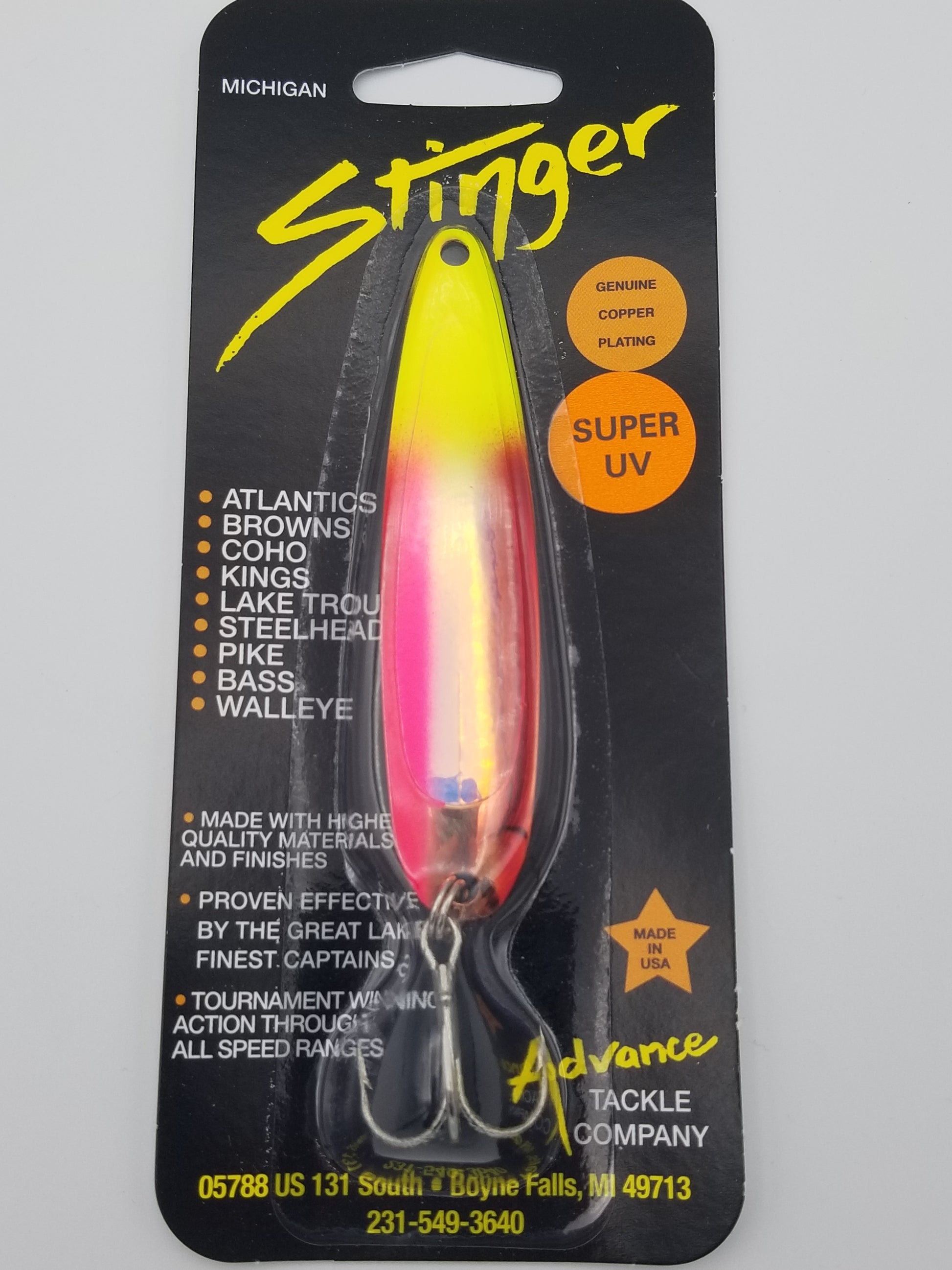 Michigan Stinger Standard 3.75 Spoon (Super UV)