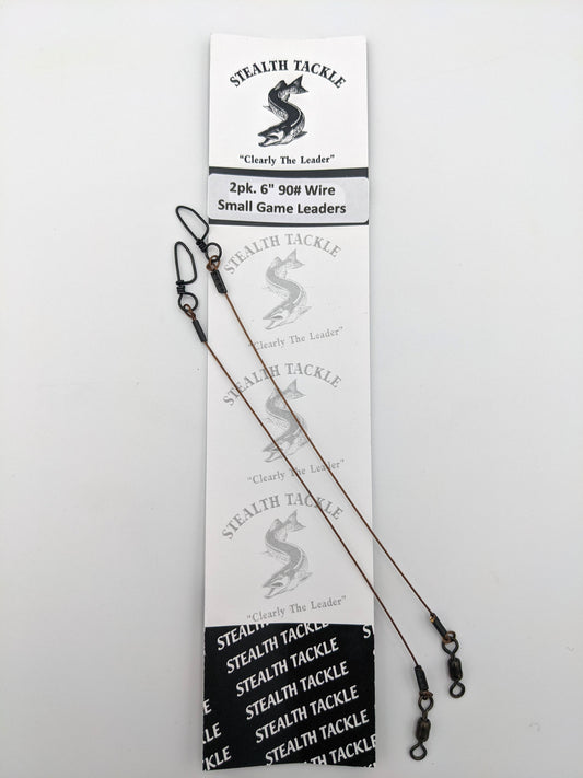 Stealth Tackle Small Game Stranded Wire Leaders 2 Pack