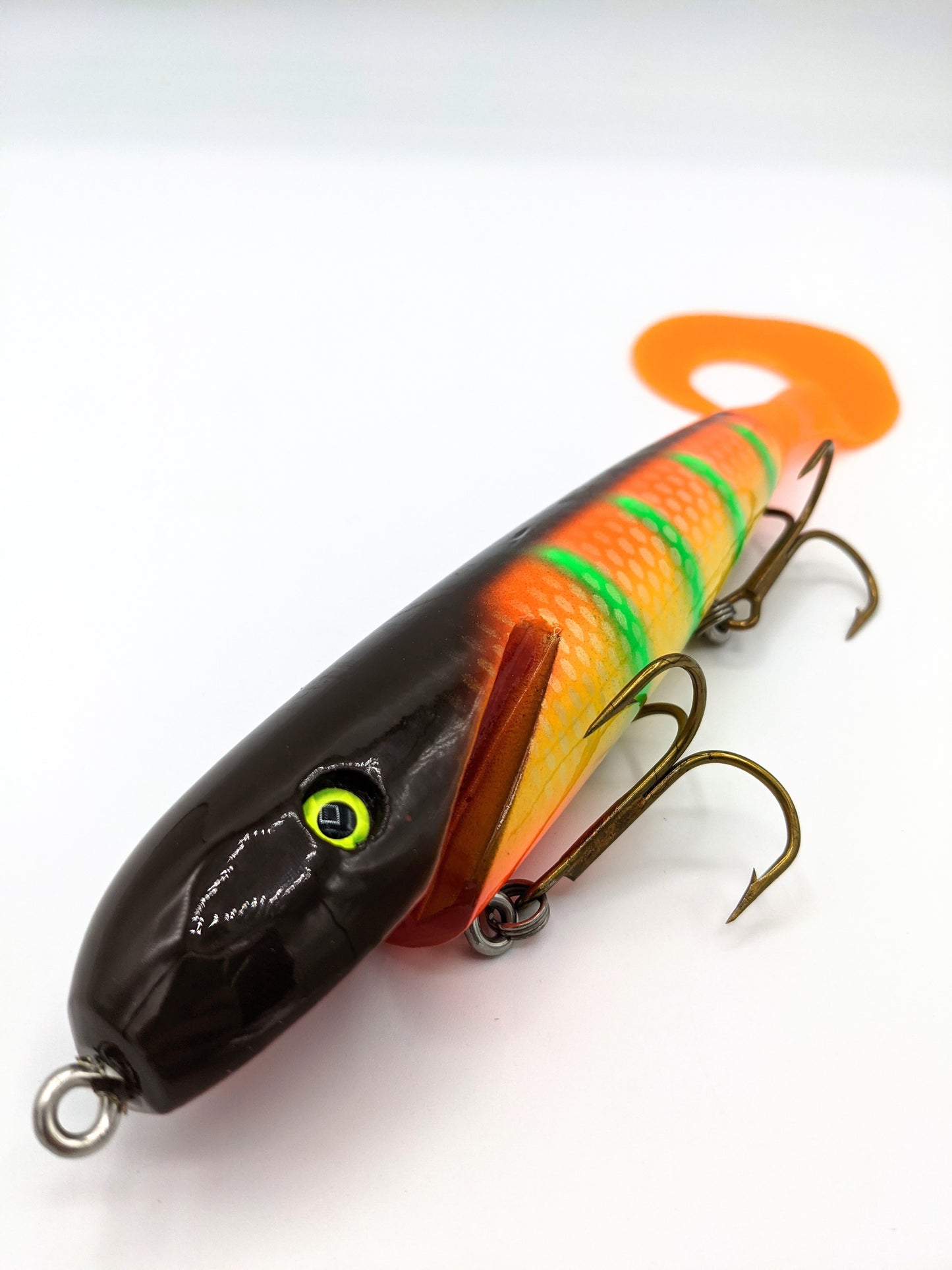 Leo Lures 6 Jerk/Rubber Tail, Rubber Musky Lures